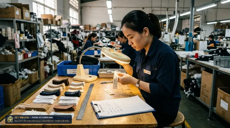 Phòng KCS kiểm soát chất lượng